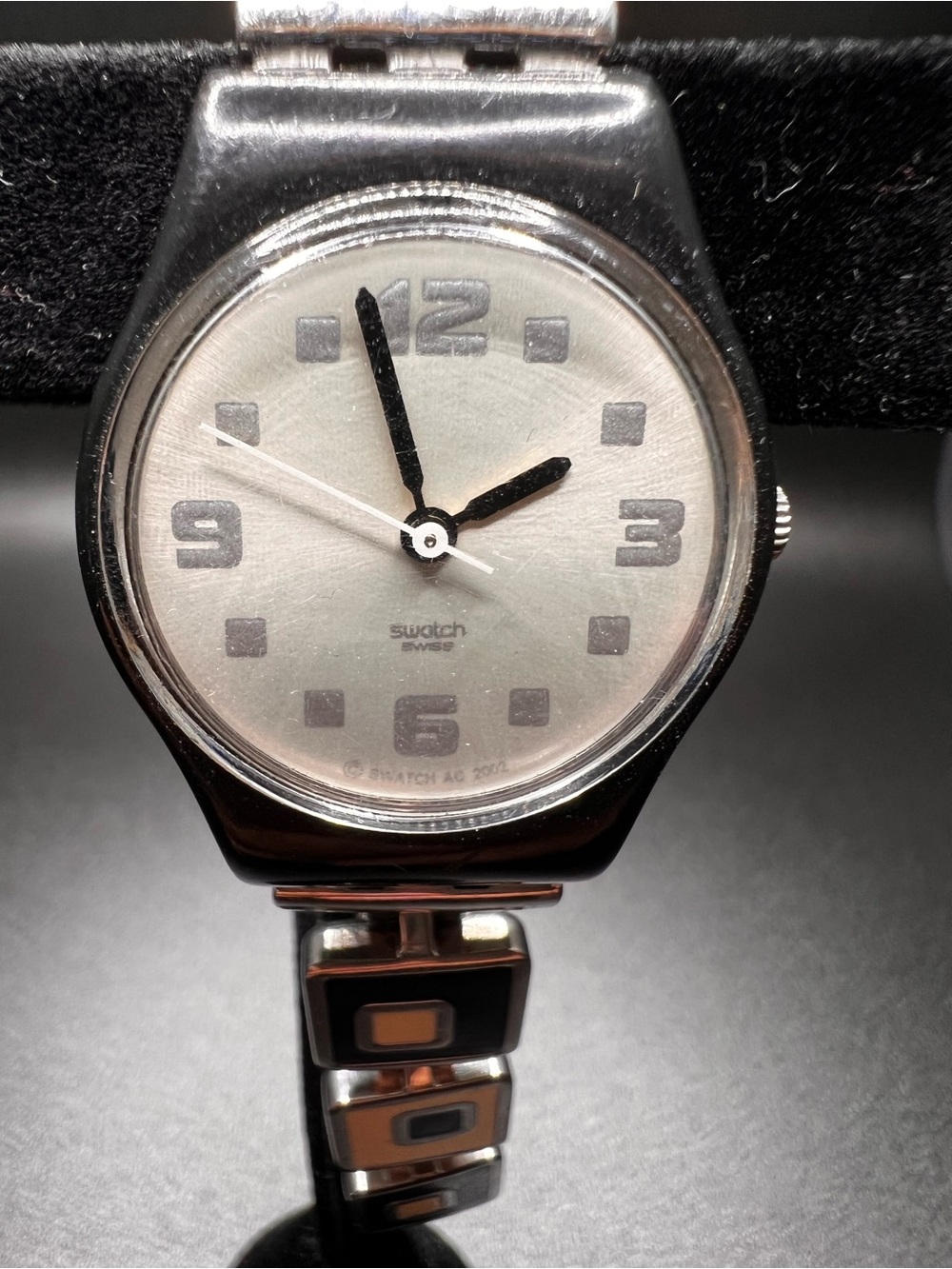 Swatch Silver Dial Stainless Steel Bracelet Watch